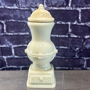 Vintage Avon Milk Glass Coffee Mill Decanter